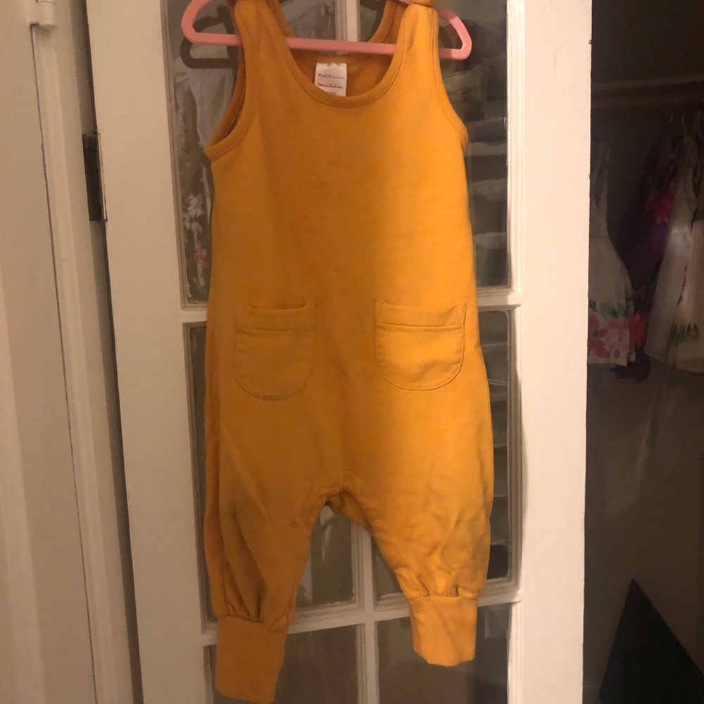 Hanna Andersson Mustard Jumpsuit